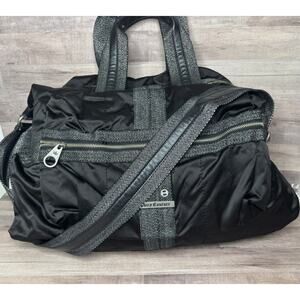JUICY COUTURE woman's black Overnight/ Weekender travel Bag tote- baby bag-gym